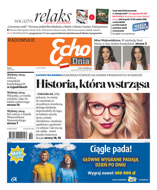 Echo Dnia Podkarpackie Wydanie Magazynowe E Wydanie E Prenumerata