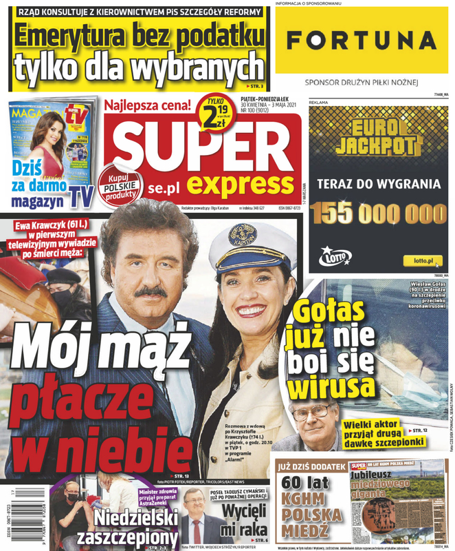 Super Express E Wydanie E Prenumerata Gazeta Online Egazety Pl